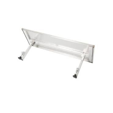 Aufsetzplateau Edelstahltische klappbar