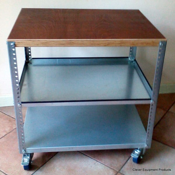 Tischwagen, Overheadtisch mit 50mm Tischlerplatte (klein und groß)